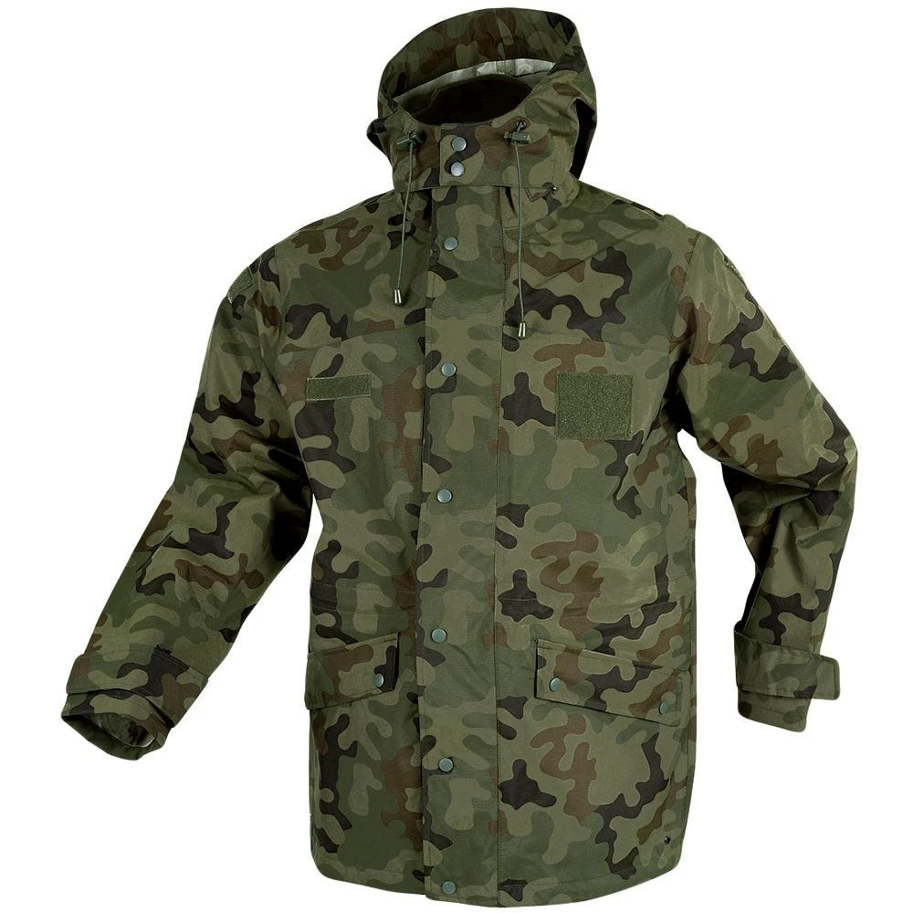 Mil-Tec Wet Weather Jacket Trilaminate PL Woodland 3 Mil-Tec Wet Weather Jacket Trilaminate PL Woodland