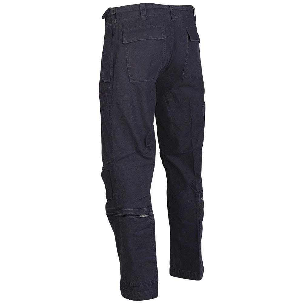 Mil-Tec Pilot Pants Cotton Prewash Black 4 Mil-Tec Pilot Pants Cotton Prewash Black - Image 2