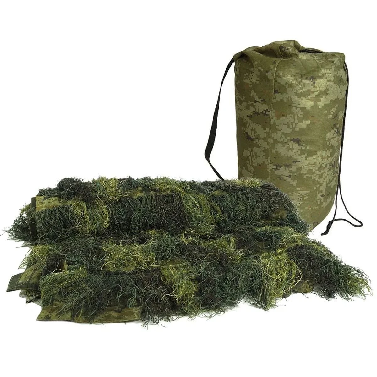 Mil-Tec Ghillie Cover 'Anti Fire' 300x200cm Woodland 3 Mil-Tec Ghillie Cover 'Anti Fire' 300x200cm Woodland