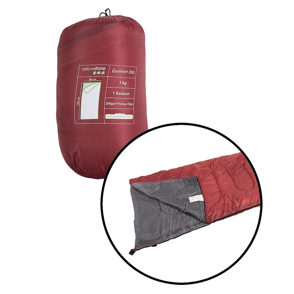 Mil-Tec Yellowstone Mummy Sleeping Bag Comfort 200 4 Mil-Tec Yellowstone Mummy Sleeping Bag Comfort 200 - Image 2