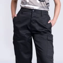 Mil-Tec Ladies Ranger Trousers Black 11 Mil-Tec Ladies Ranger Trousers Black -Mil-Tec Shop BLACK CARGO WOMEN 12 07 05