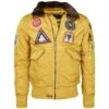 Mil-Tec Top Gun Flight Jacket Flying Tigers Yellow -Mil-Tec Shop Mil Tec Top Gun Flight Jacket Flying Tigers Yellow 1 1200x1200