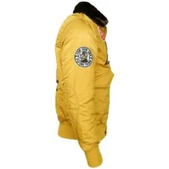 Mil-Tec Top Gun Flight Jacket Flying Tigers Yellow -Mil-Tec Shop Mil Tec Top Gun Flight Jacket Flying Tigers Yellow 3 1200x1200