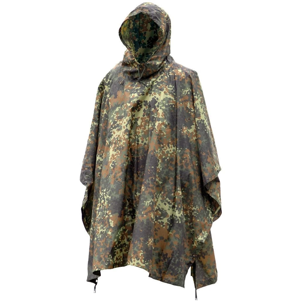 Mil-Tec Waterproof Poncho Ripstop Flecktarn 3 Mil-Tec Waterproof Poncho Ripstop Flecktarn