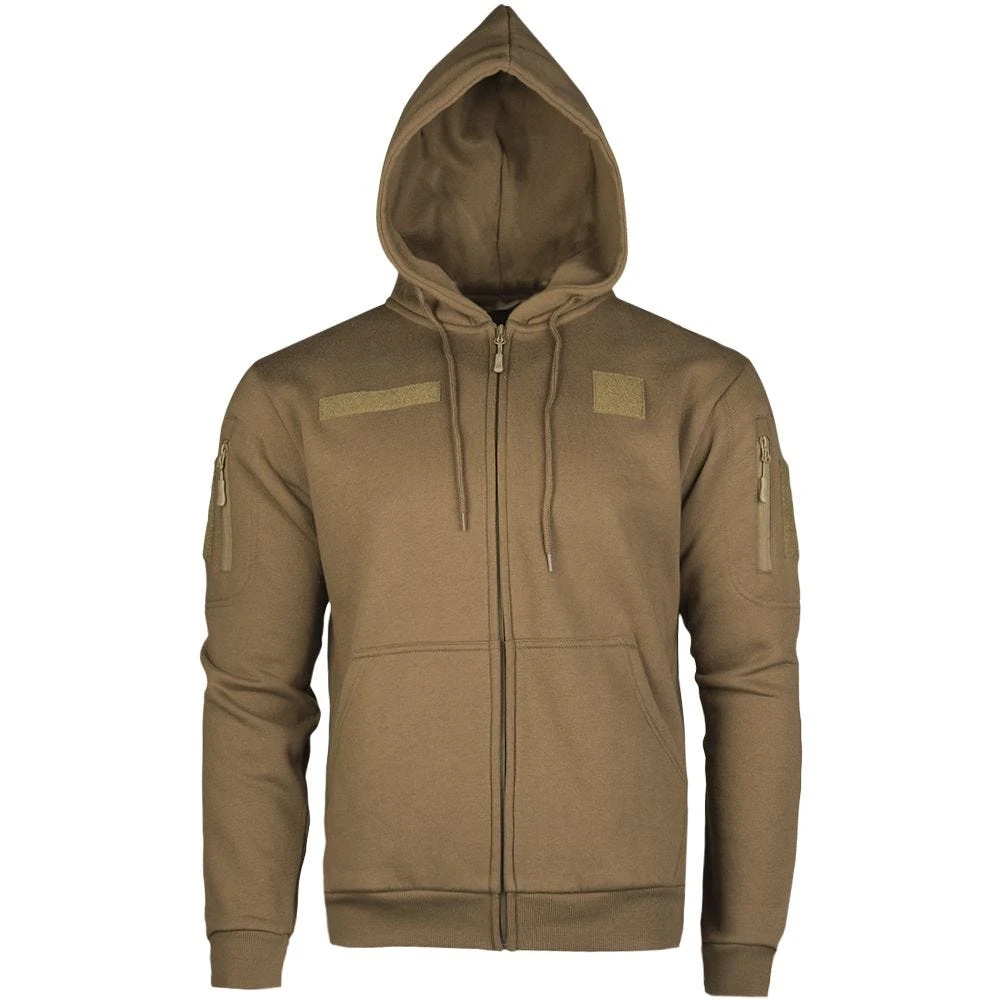 Mil-Tec Tactical Zipped Hoodie Dark Coyote 3 Mil-Tec Tactical Zipped Hoodie Dark Coyote