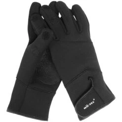 Mil-Tec Neoprene/Amaro Shooting Gloves Black