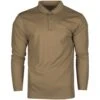 Mil-Tec Tactical Long Sleeve Quick Dry Polo Shirt Dark Coyote 1 Mil-Tec Tactical Long Sleeve Quick Dry Polo Shirt Dark Coyote -Mil-Tec Shop Mil Tec Polo shirt darkcoyote 01 1001x1001