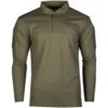 Mil-Tec Tactical Long Sleeve Quick Dry Polo Shirt Olive -Mil-Tec Shop Mil Tec Polo shirt olive 01 1001x1001