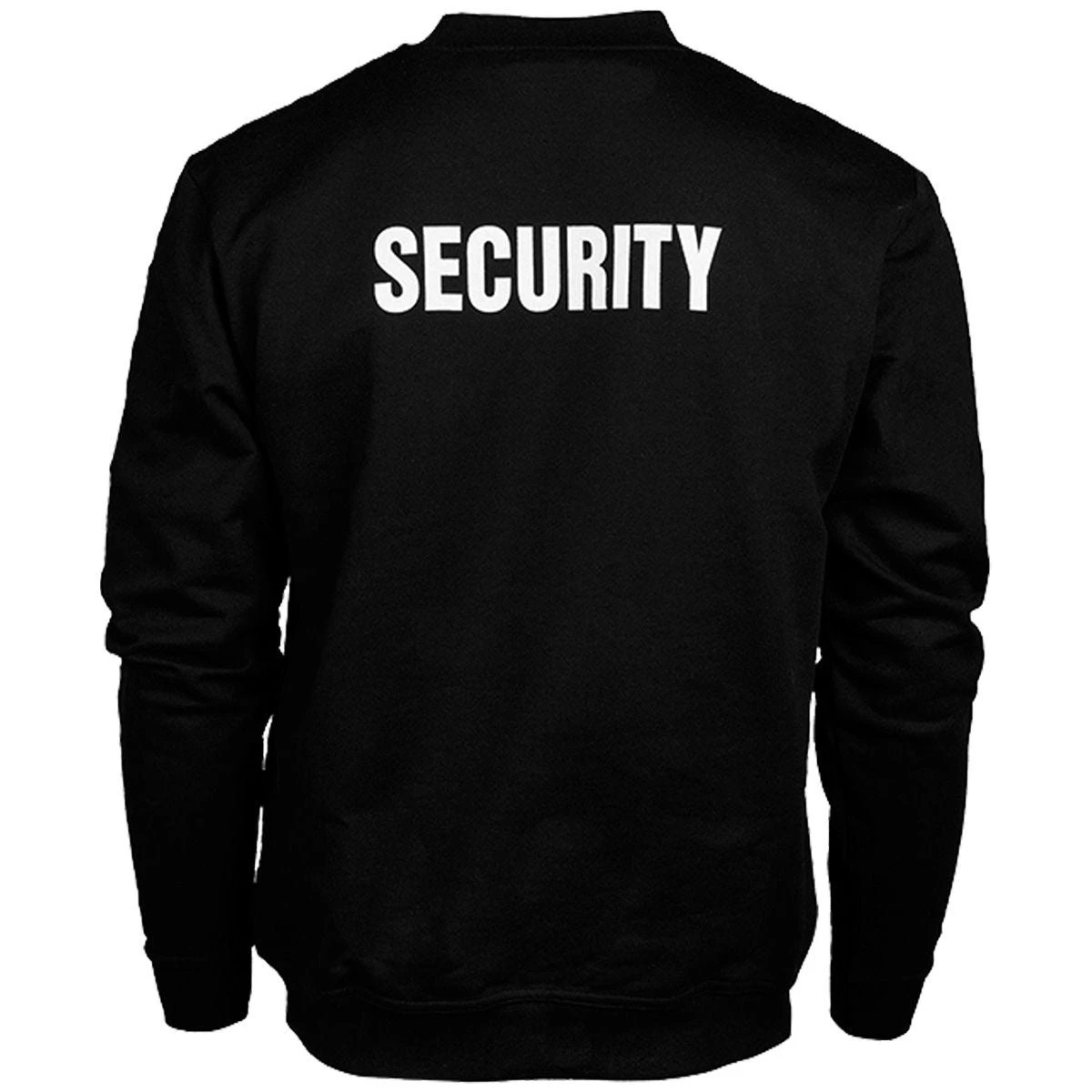 Mil-Tec SECURITY Print Sweatshirt Black 4 Mil-Tec SECURITY Print Sweatshirt Black - Image 2