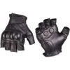 Mil-Tec Tactical Fingerless Leather Gloves Black 1 Mil-Tec Tactical Fingerless Leather Gloves Black -Mil-Tec Shop Mil Tec Tactical Fingerless Leather Gloves Black 1