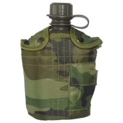 Mil-Tec Canteen With Cover 1 Litre Woodland
