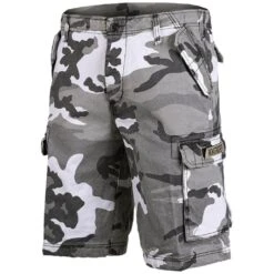 Mil-Tec Paratrooper Cargo Shorts Prewashed Urban