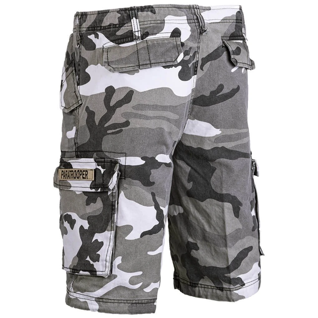 Mil-Tec Paratrooper Cargo Shorts Prewashed Urban 4 Mil-Tec Paratrooper Cargo Shorts Prewashed Urban - Image 2