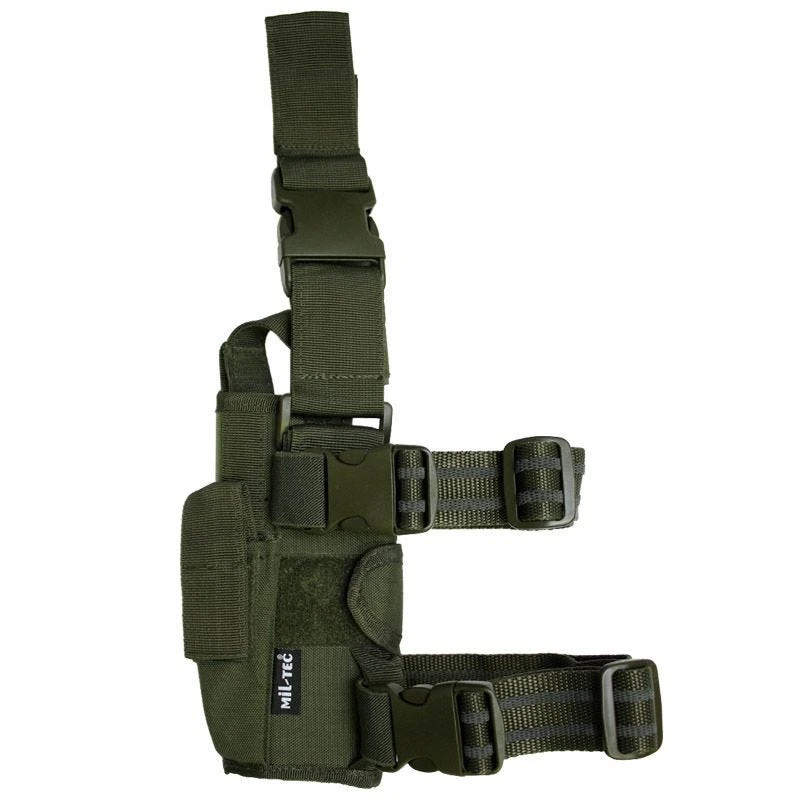 Mil-Tec Adjustable Leg Holster Cordura Olive 3 Mil-Tec Adjustable Leg Holster Cordura Olive