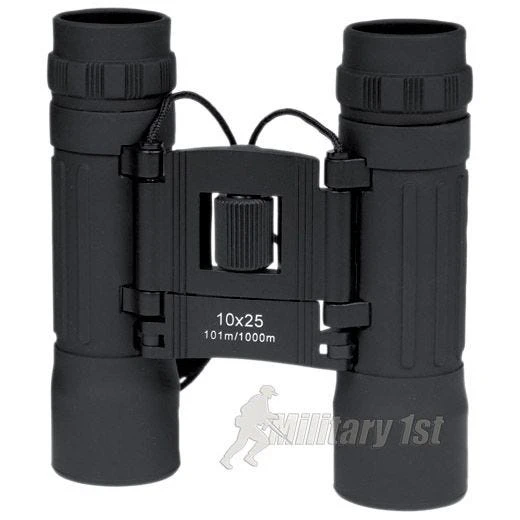 Mil-Tec Foldable Binocular 10x25 Black 4 Mil-Tec Foldable Binocular 10x25 Black - Image 2