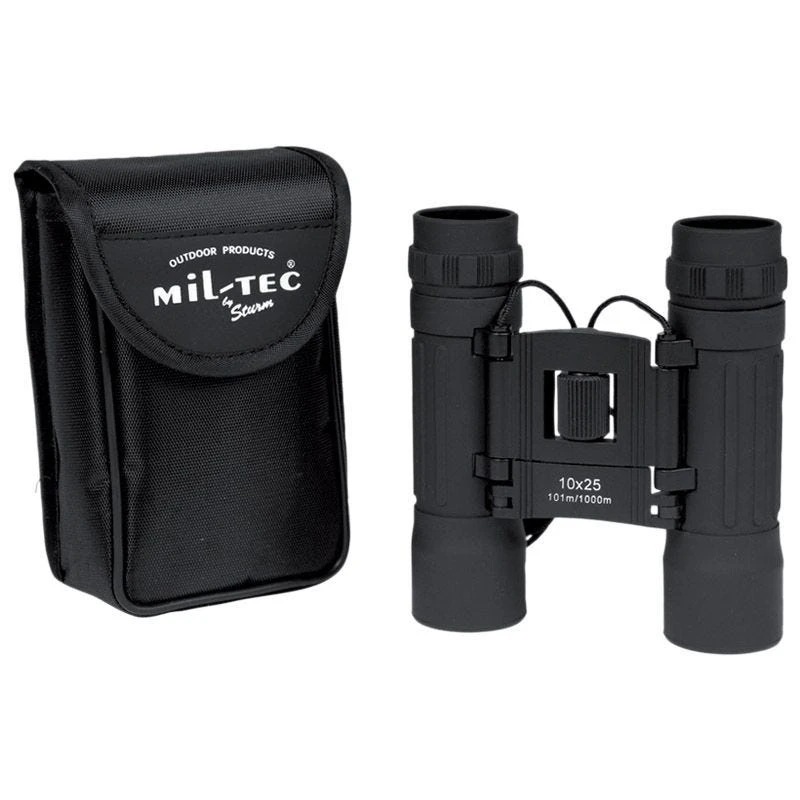 Mil-Tec Foldable Binocular 10x25 Black 3 Mil-Tec Foldable Binocular 10x25 Black
