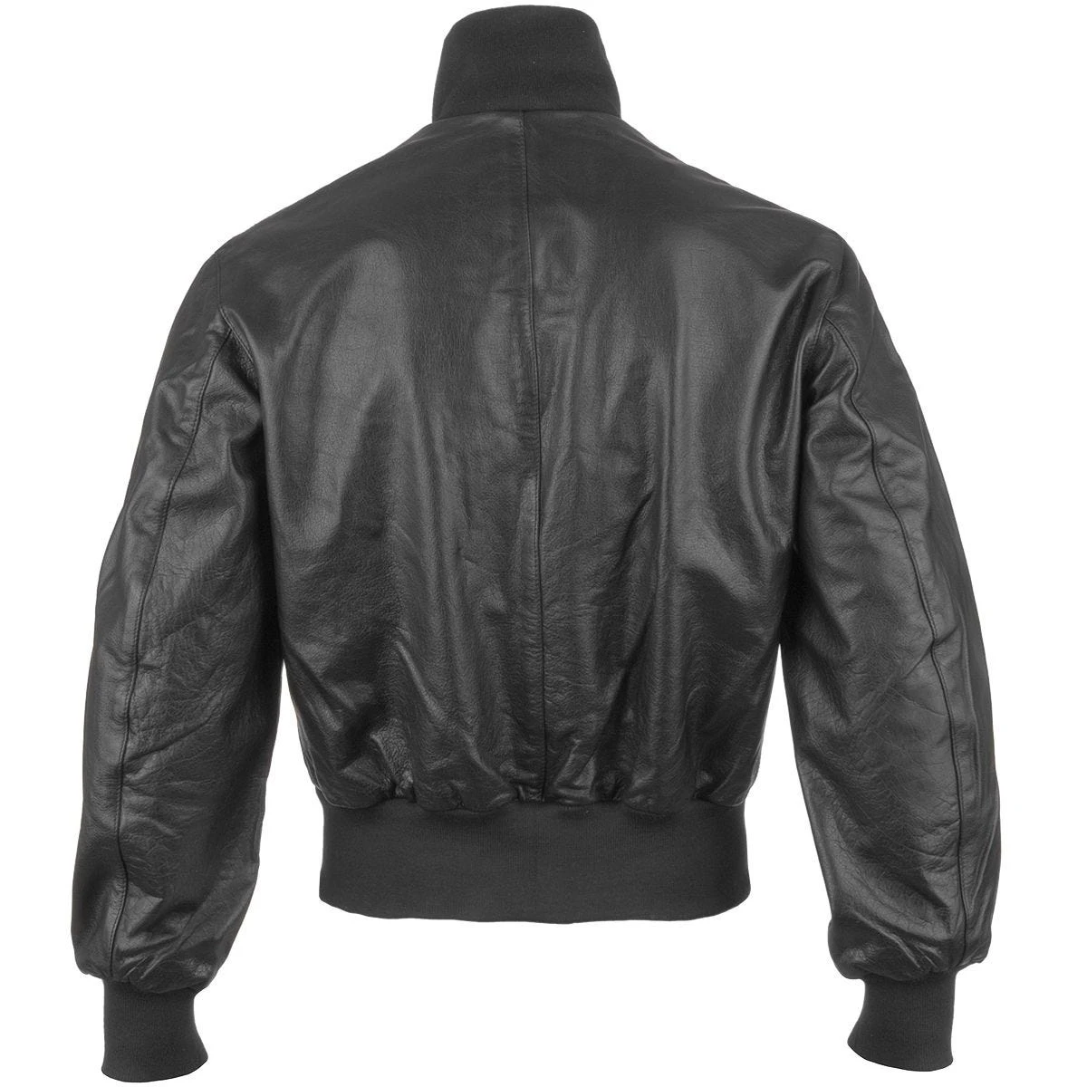 Mil-Tec German Army Leather Flight Jacket Black 5 Mil-Tec German Army Leather Flight Jacket Black - Image 3