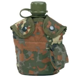 Mil-Tec US Style Canteen And Cup Flecktarn