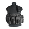 Mil-Tec Chest Rig Black -Mil-Tec Shop mil tec chest rig 6 pocket black amaz C1 1