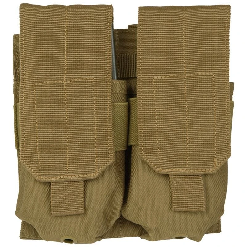 Mil-Tec Double M4/M16 Magazine Pouch MOLLE Coyote 3 Mil-Tec Double M4/M16 Magazine Pouch MOLLE Coyote