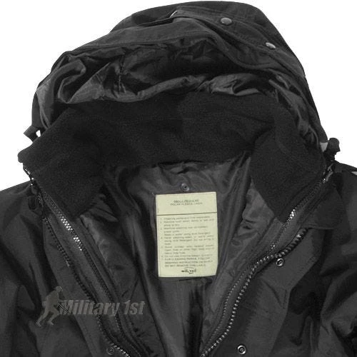 Mil-Tec ECWCS Jacket With Fleece Black 4 Mil-Tec ECWCS Jacket With Fleece Black - Image 2