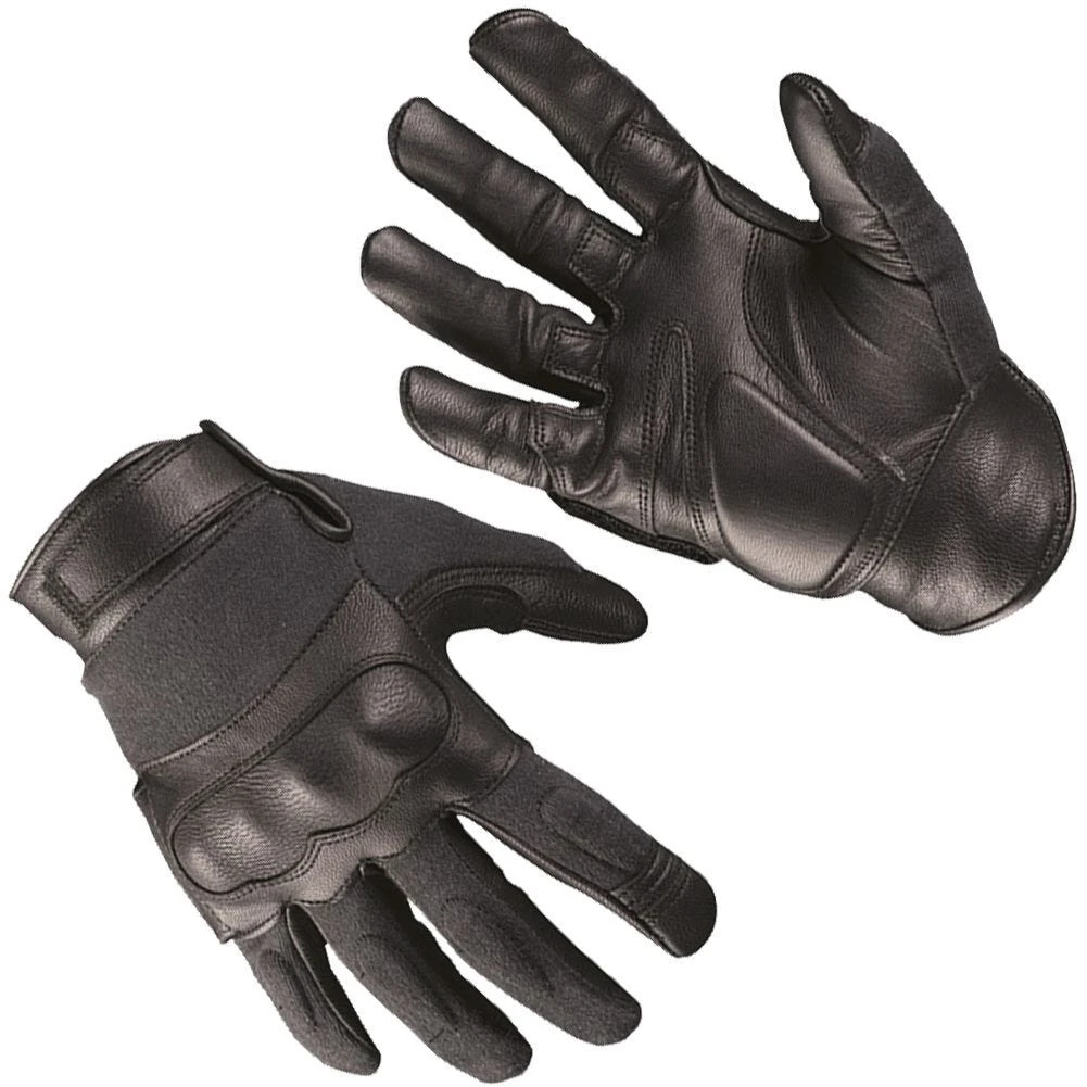 Mil-Tec Tactical Gloves Leather / Kevlar Black 3 Mil-Tec Tactical Gloves Leather / Kevlar Black