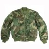 Mil-Tec MA-1 Flight Jacket Woodland -Mil-Tec Shop mil tec ma1 jacket woodl amaz 1 1
