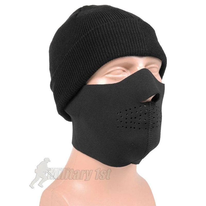 Mil-Tec Neoprene Half Face Mask Black 5 Mil-Tec Neoprene Half Face Mask Black - Image 3