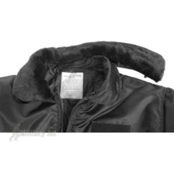 Mil-Tec CWU-45P Jacket With Fur Collar Black 10 Mil-Tec CWU-45P Jacket With Fur Collar Black -Mil-Tec Shop mil tec swat cwu jacket 6 1