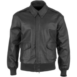 Mil-Tec Shop -Mil-Tec Shop mil tec us leather jacket black ALL 2 1