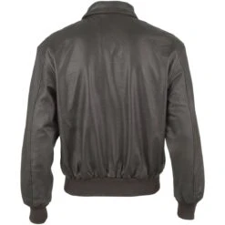 Mil-Tec A-2 Leather Flight Jacket Brown -Mil-Tec Shop mil tec us leather jacket brown ALL 3 1