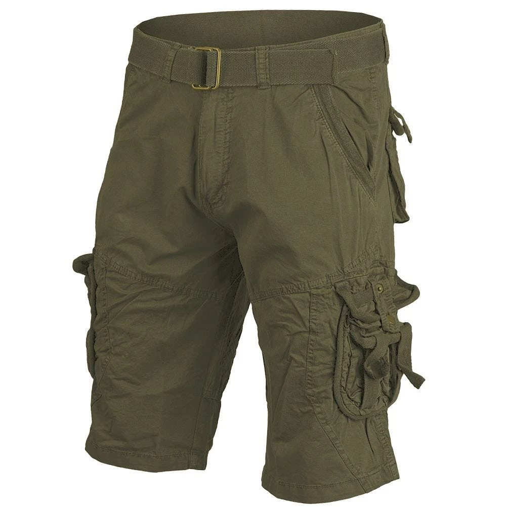 Mil-Tec Vintage Survival Shorts Prewashed Olive 3 Mil-Tec Vintage Survival Shorts Prewashed Olive