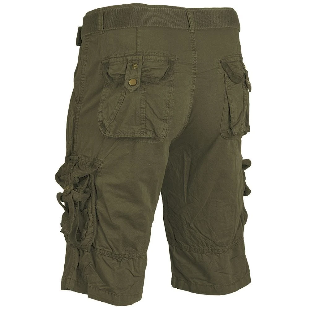Mil-Tec Vintage Survival Shorts Prewashed Olive 4 Mil-Tec Vintage Survival Shorts Prewashed Olive - Image 2