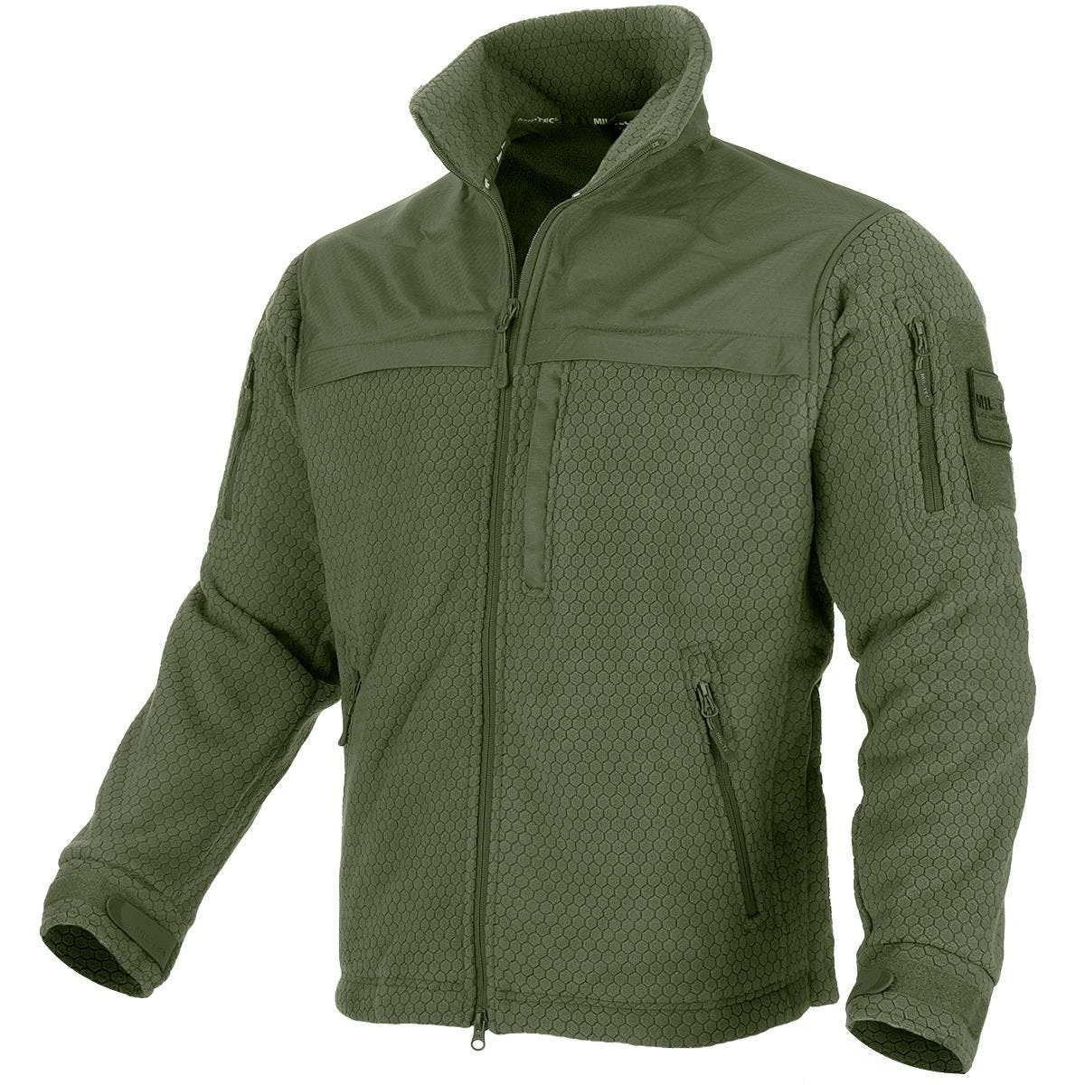 Mil-Tec Elite Fleece Hextac Jacket Olive 3 Mil-Tec Elite Fleece Hextac Jacket Olive