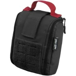 Mil-Tec Individual First Aid Kit Laser Cut Pouch Black