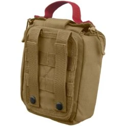 Mil-Tec Individual First Aid Kit Laser Cut Pouch Dark Coyote -Mil-Tec Shop mil tec ifak medic pouch laser cut dark coyote 2