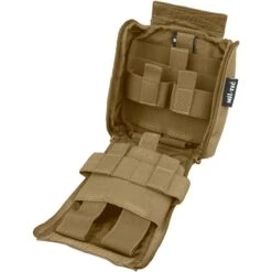 Mil-Tec Individual First Aid Kit Laser Cut Pouch Dark Coyote -Mil-Tec Shop mil tec ifak medic pouch laser cut dark coyote 4