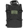 Mil-Tec Open Top Single Mag Pouch Black -Mil-Tec Shop mil tec mag pouch open top single black 1