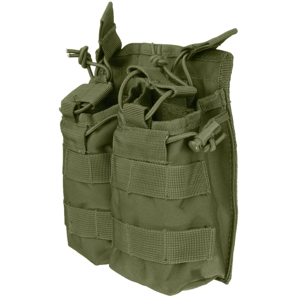 Mil-Tec Open Top Double Mag Pouch Olive 4 Mil-Tec Open Top Double Mag Pouch Olive - Image 2