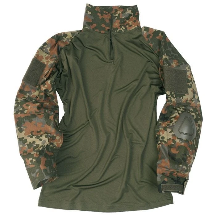 Mil-Tec Warrior Shirt With Elbow Pads Flecktarn 3 Mil-Tec Warrior Shirt With Elbow Pads Flecktarn