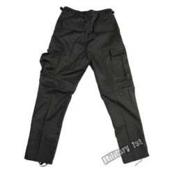 Mil-Tec Zip-Off Combat Trousers Black -Mil-Tec Shop zip off trous black3 1